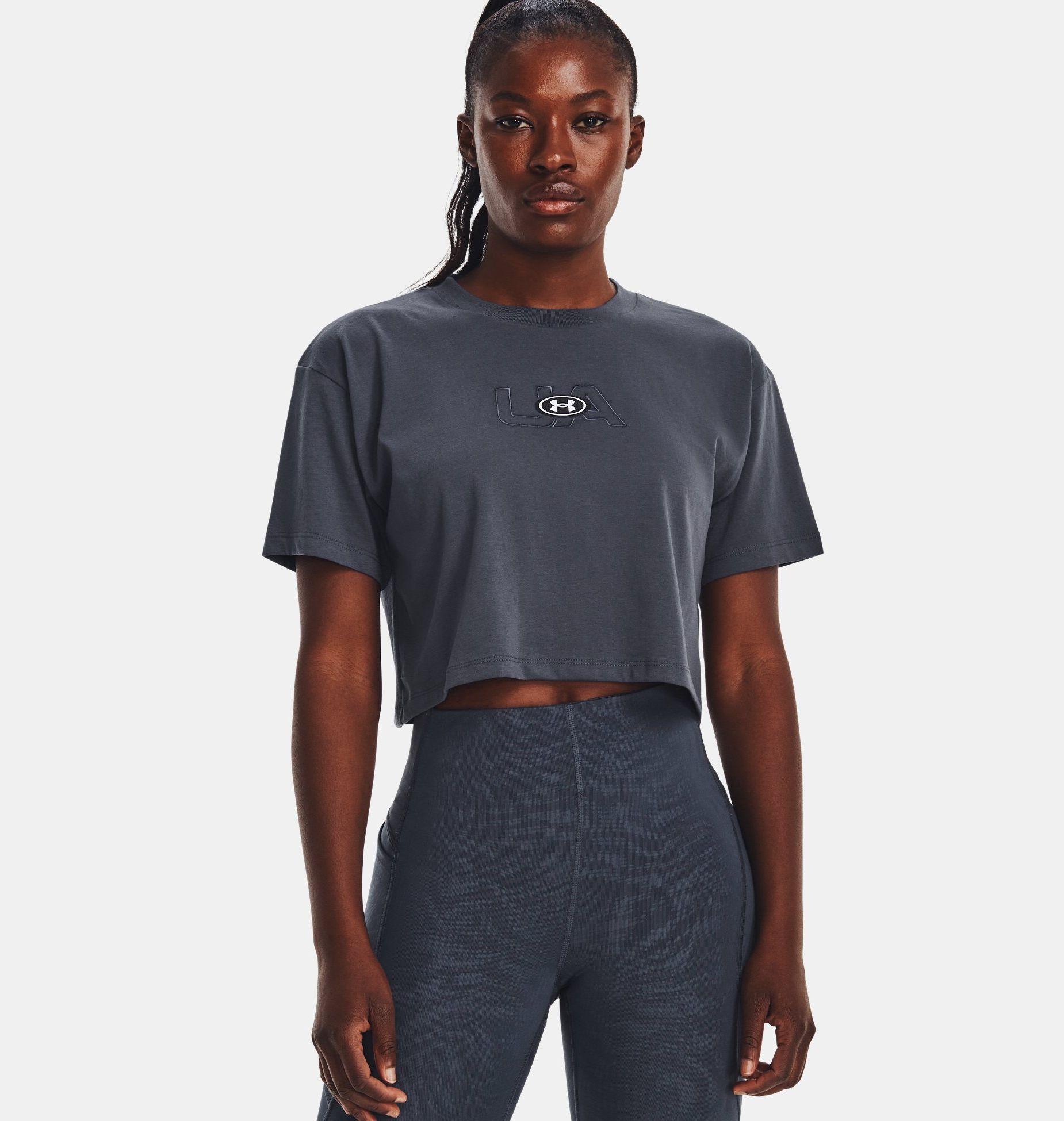 Clothing -  under armour Tricou Branded Logo Crop